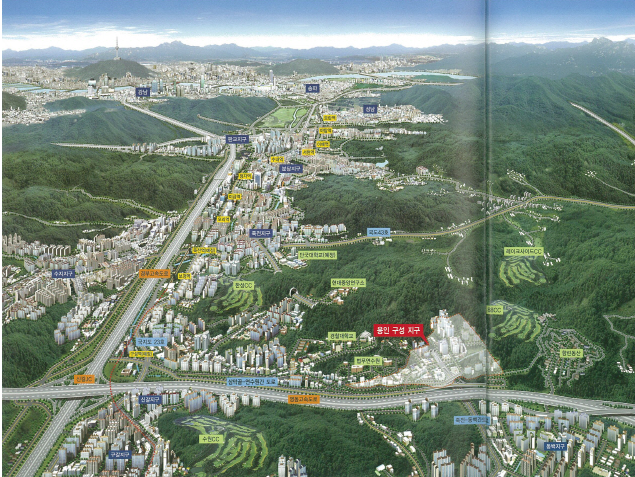 용인시 국민임대 아파트 모집 공고 위치