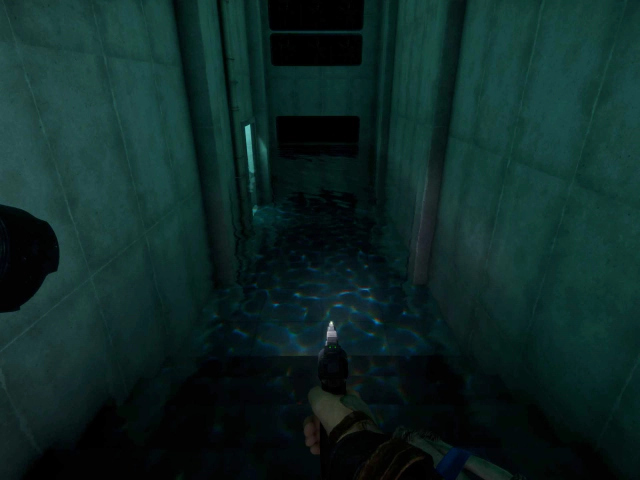 물에 잠긴 계단