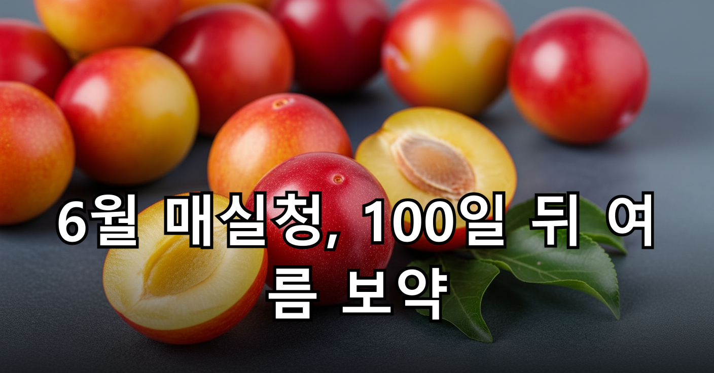 싱싱한 초여름 매실