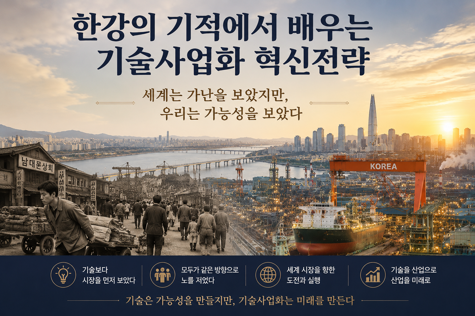 한강의 기적에서 배우는 기술사업화 혁신전략