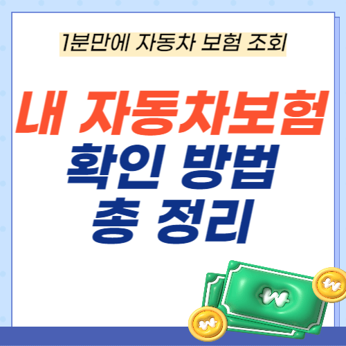 내자동차보험조회-확인
