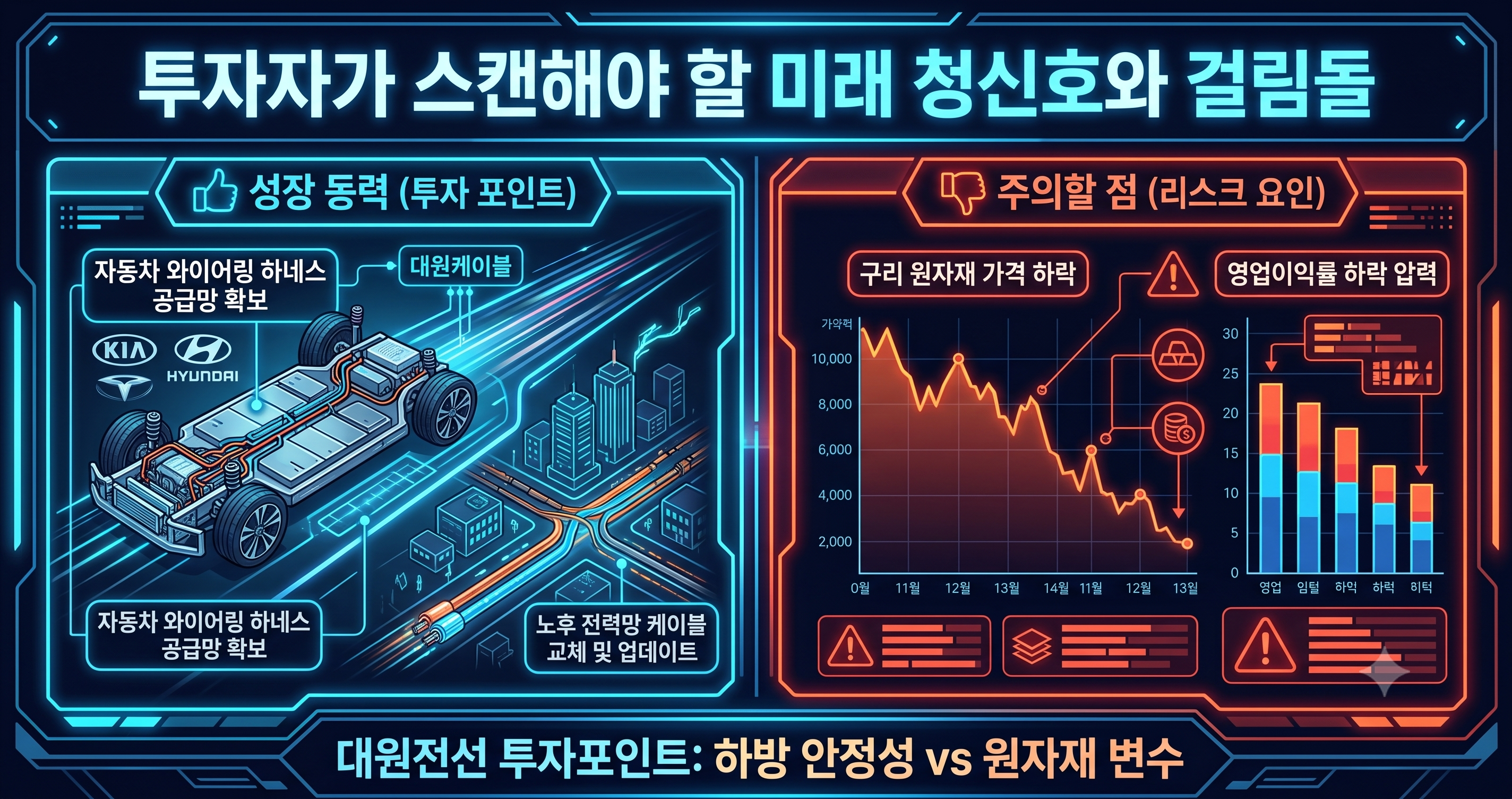 (대원전선)투자자가 스캔해야 할 미래 청신호와 걸림돌