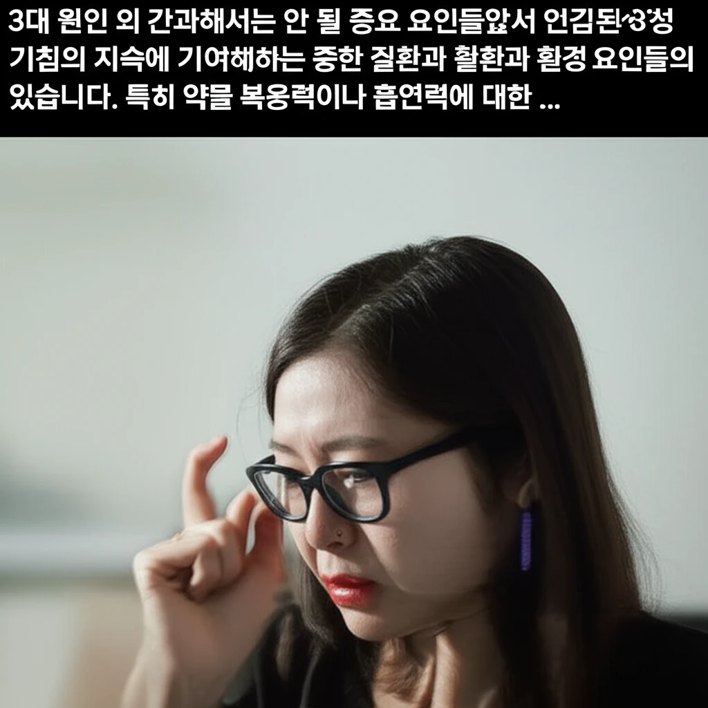 단순 감기가 아닙니다, 만성 기침 8..
