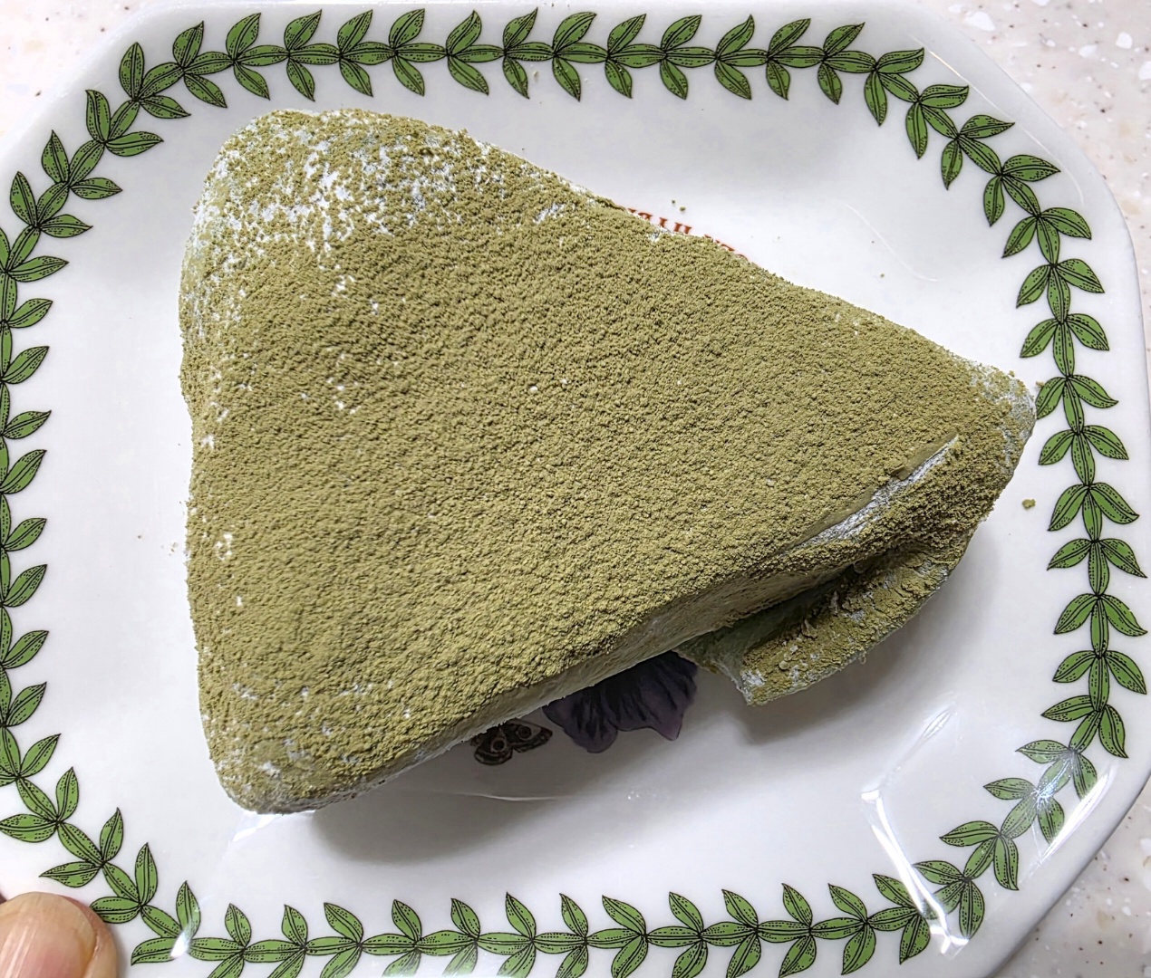 왓어브레드 말차 모찌치즈케이크