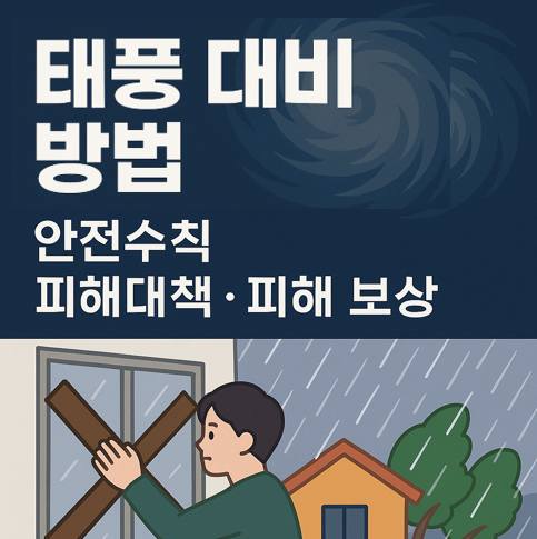 태풍대비방법, 안전수칙, 피해보상