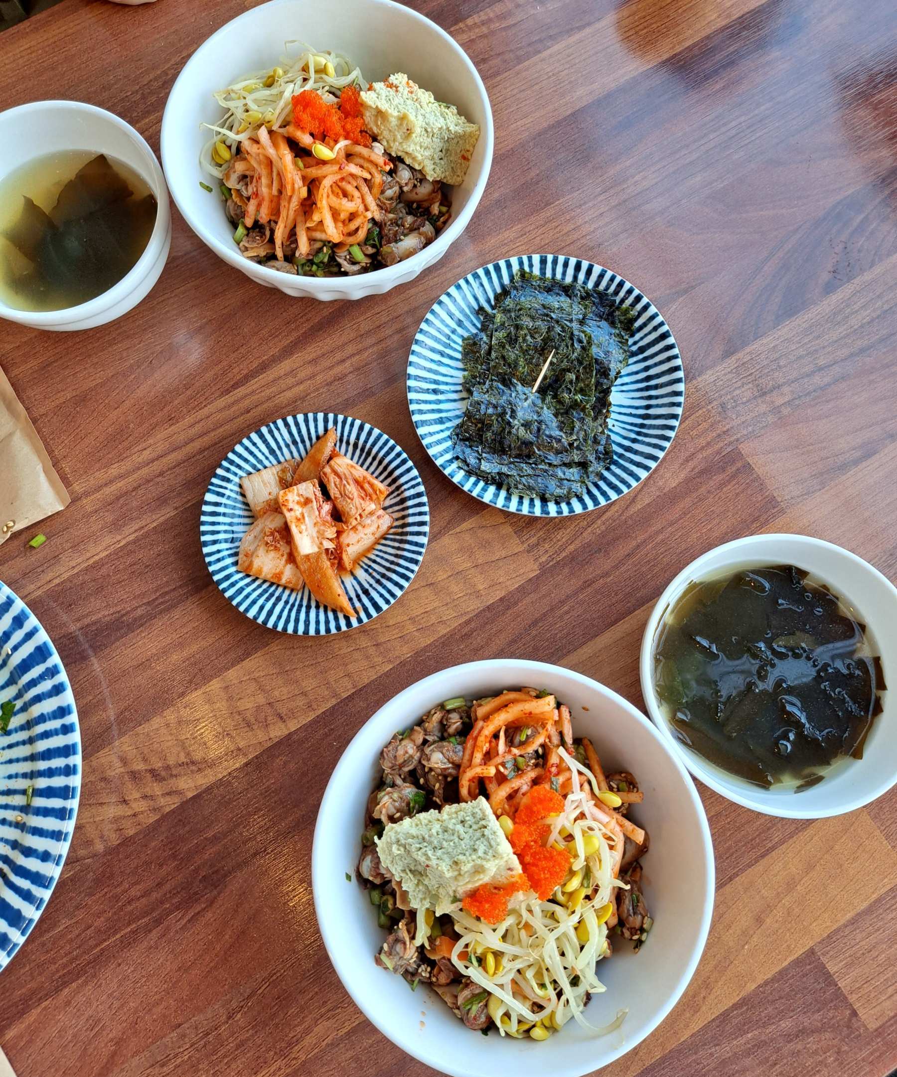 꼬막비빔밥 한상