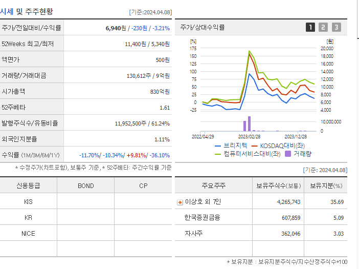 브리지텍_기업개요