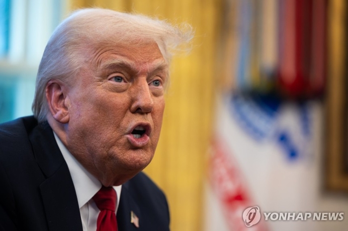 도널드 트럼프 미국 대통령.