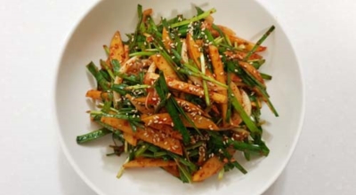 부추무침이미지