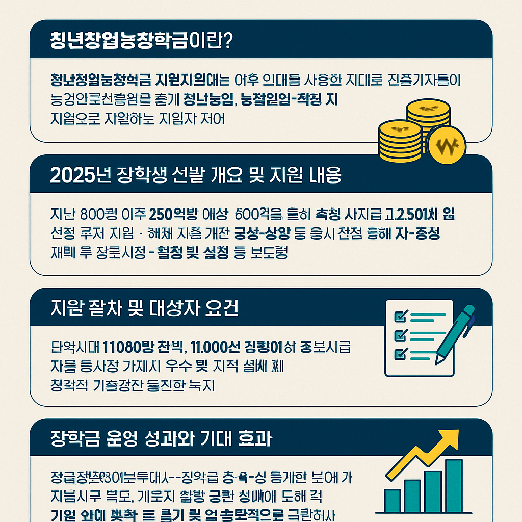 청년창업농장학금