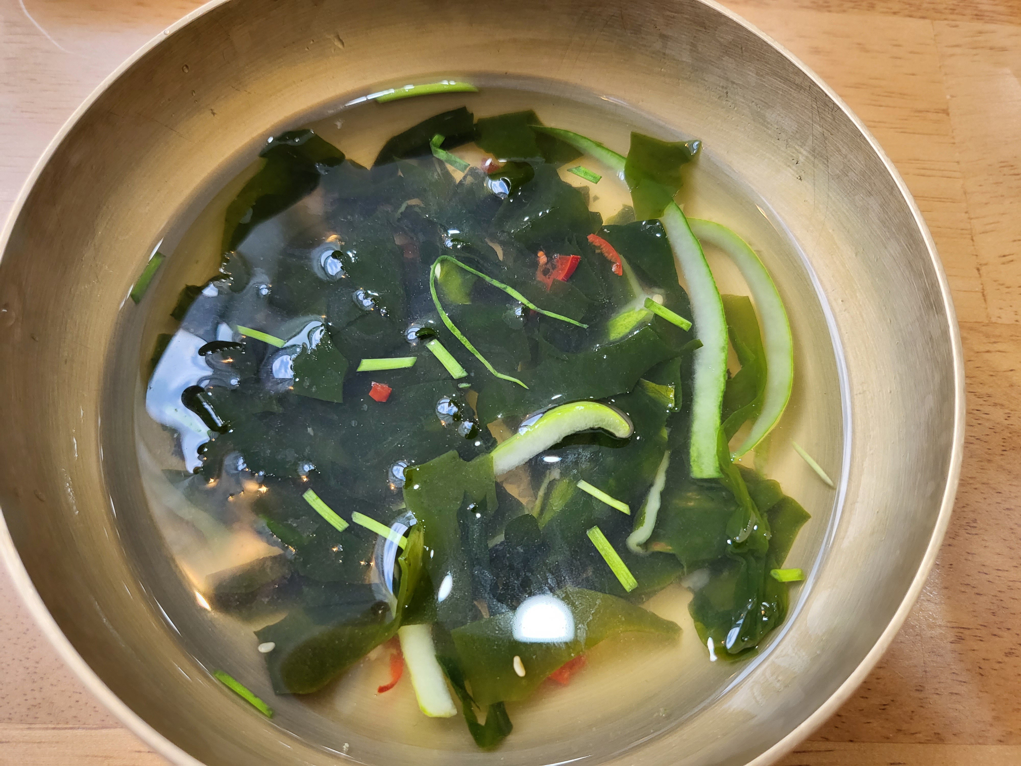 소쿠리밥상 - 오이냉국