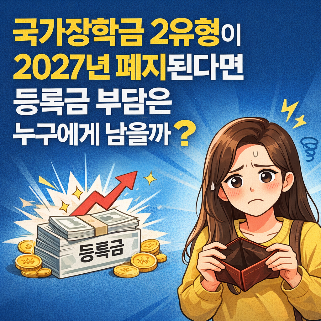 국가장학금 2유형이 2027년 폐지