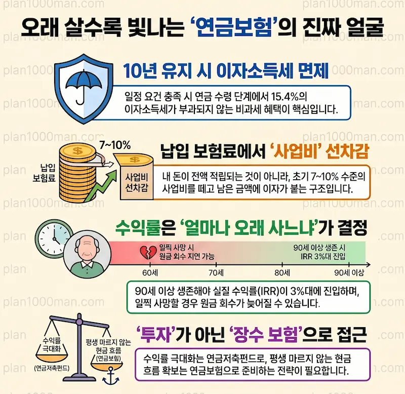 연금보험 이해하기 인포그래픽