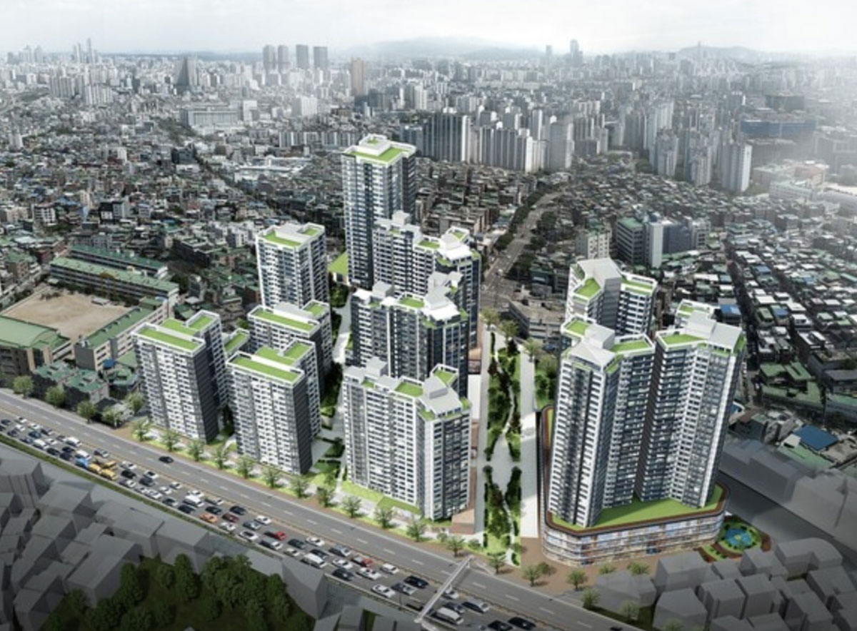 가리봉동 87-177번지 일대 조감도