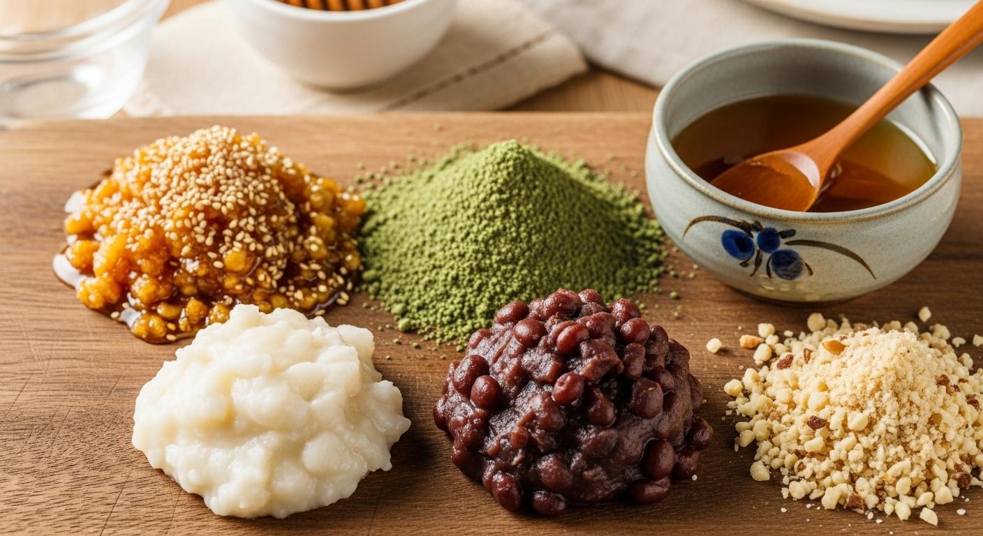 송편 속재료 만들기