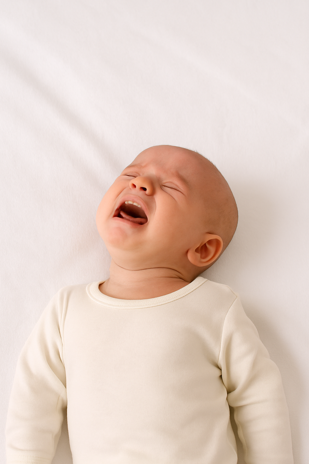 목을 뒤로 젖히고 우는 아기, 그냥 넘기면 안되는 이유