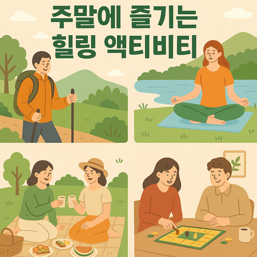 소소하지만 확실한 주말을 보내는 방법 (마지막 이야기 : 주말에 즐기는 힐링 액티비)