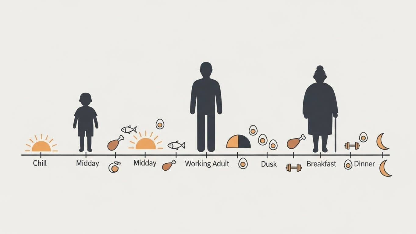3. 연령과 활동 수준별 단백질 섭취 시기 조절법