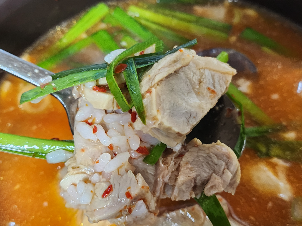 순대국밥입니다