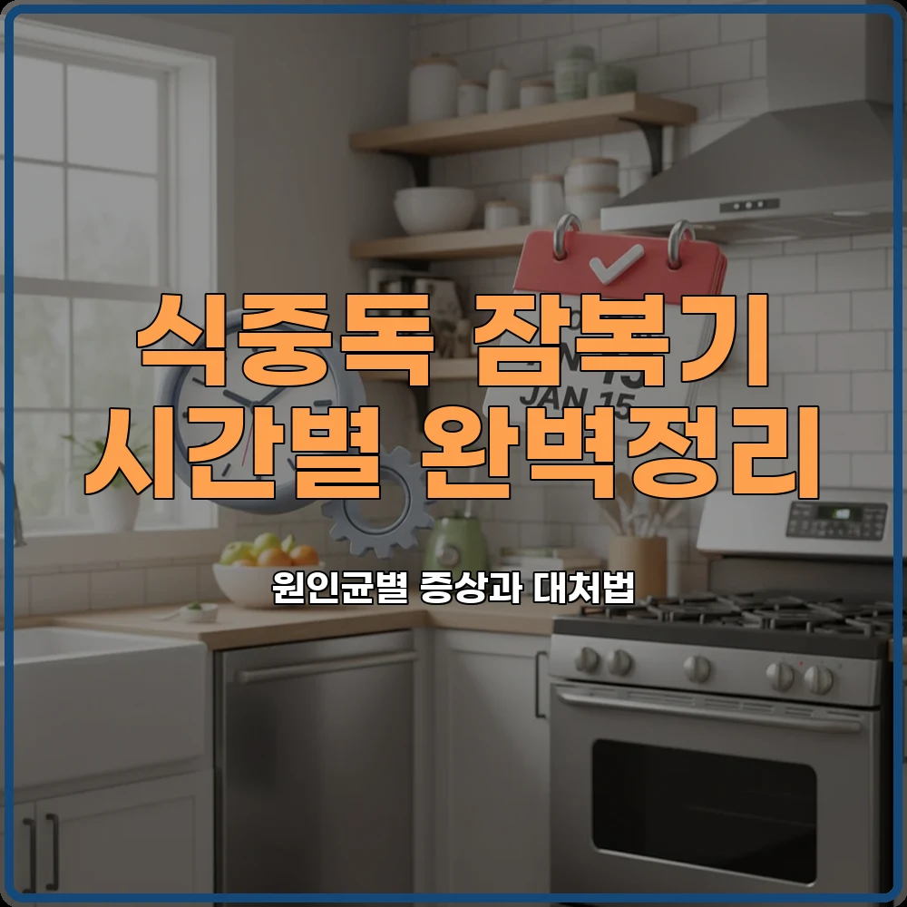 배탈났을때