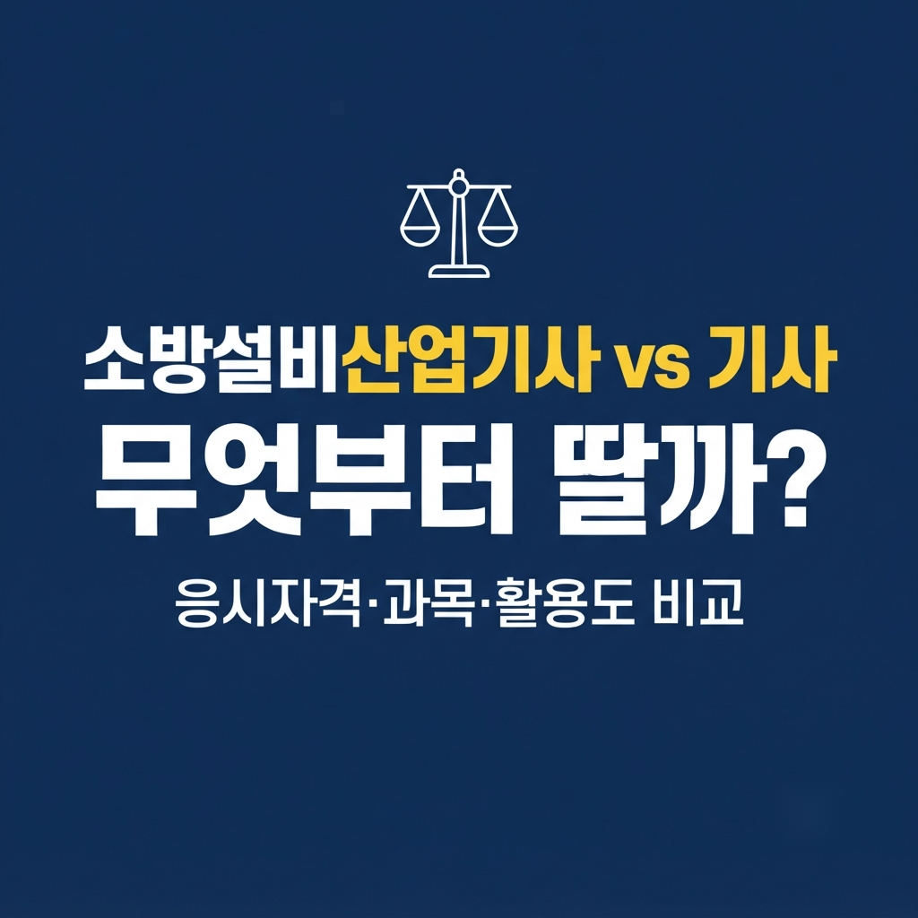 소방설비산업기사와 소방설비기사 차이 비교 썸네일