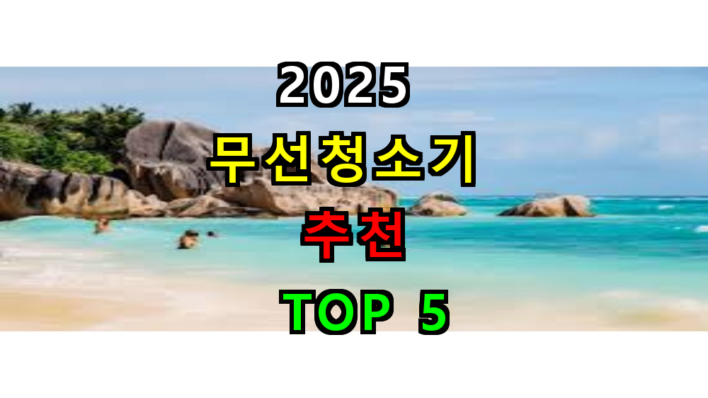 2025 무선청소기 추천 TOP 5