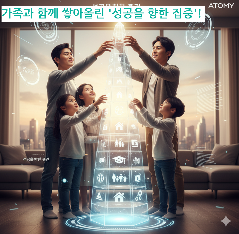 가족과 함께 쌓아올린 '성공을 향한 집중'! 그녀는 성공을 위한 노력을 아끼지 않았어요. 가족의 든든한 응원 속에서, 때로는 힘들었을 길도 묵묵히 걸어 나갔습니다.