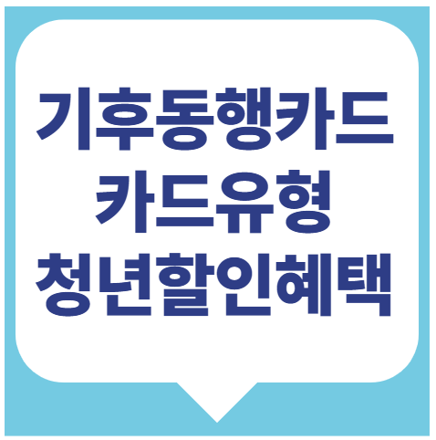 기후동행카드 카드 유형, 청년할인 혜택