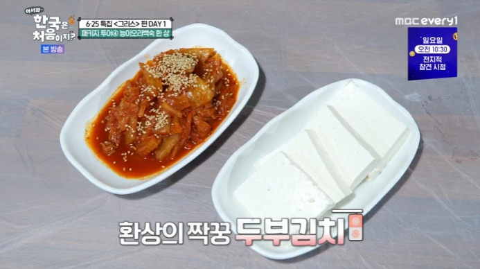 어서와-한국은-처음이지-그리스-두부김치