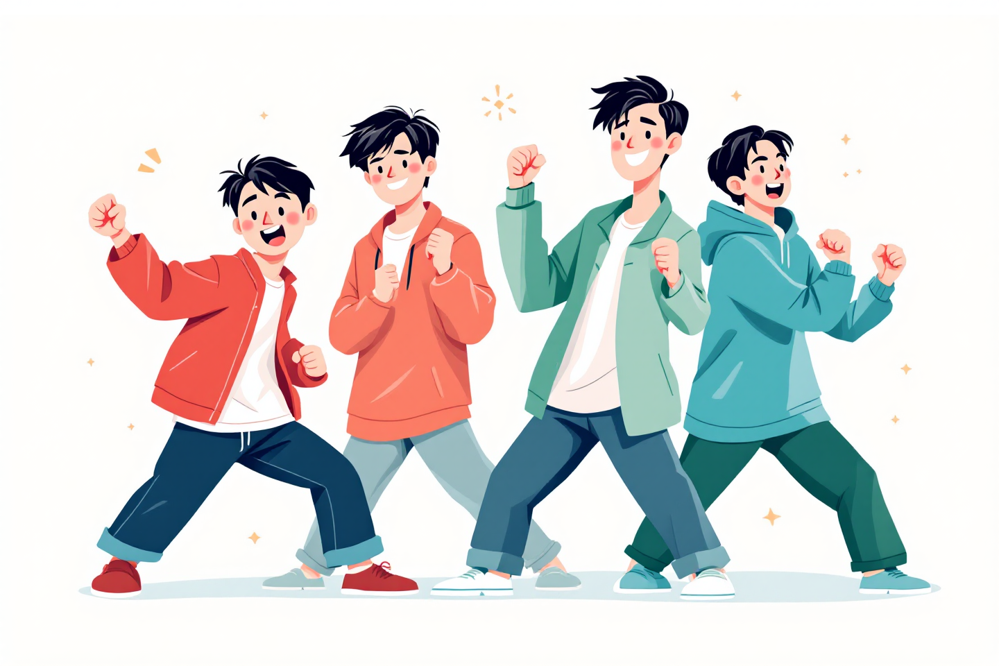 청소년증 발급 대상 청소년들