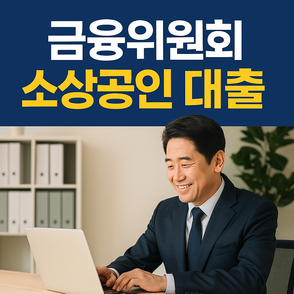 소상공인대출 관련 사진첨부
