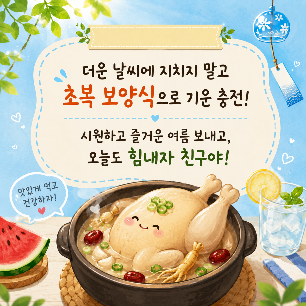 초복 이미지 사진 인사말
