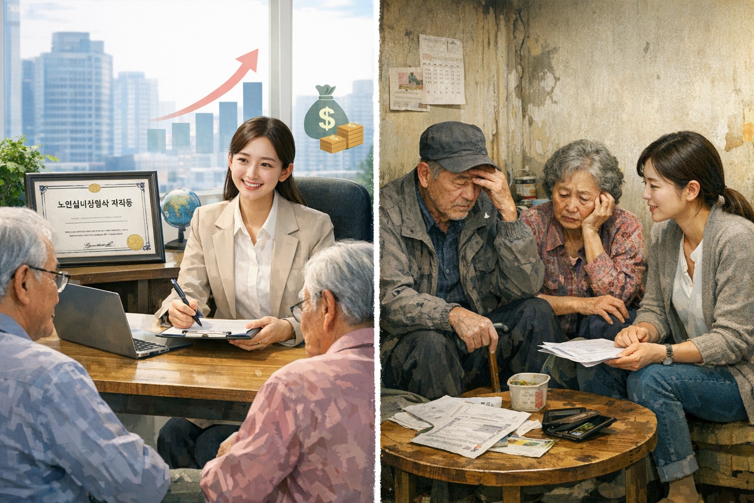 비주류 자격증 중 하나인 노인심리상담사 자격증 전망과 현실