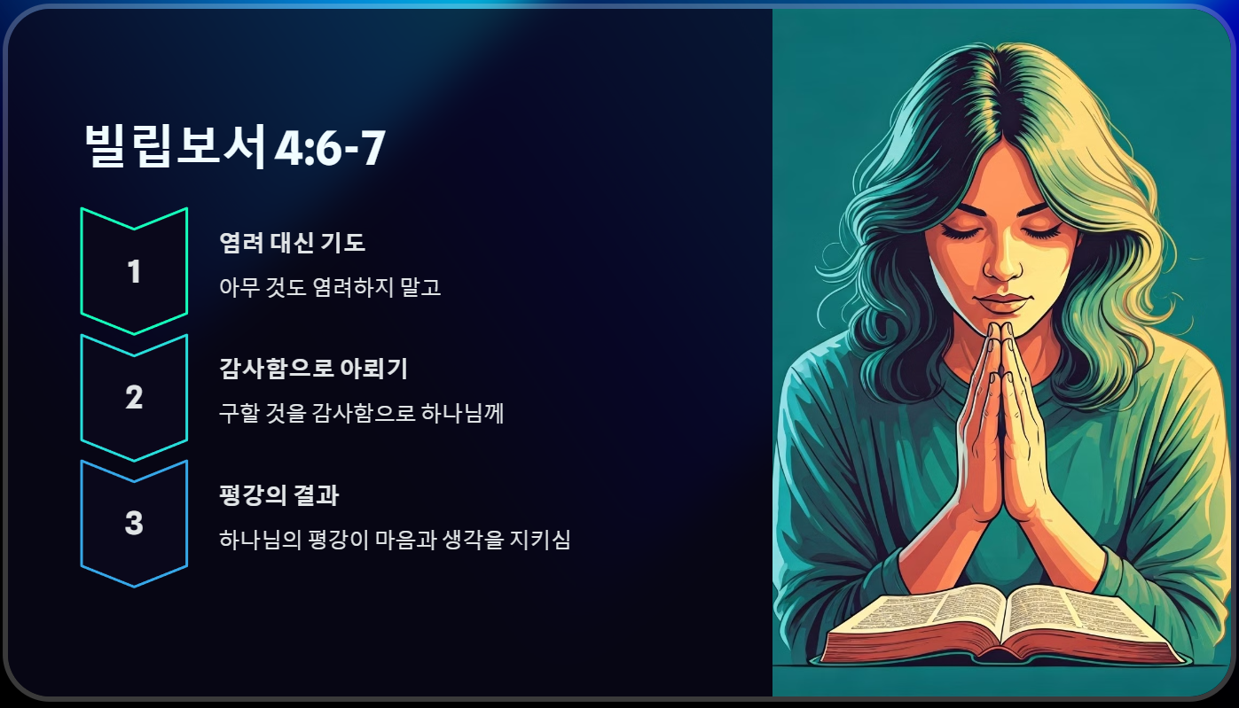 빌립보서 4:6-7