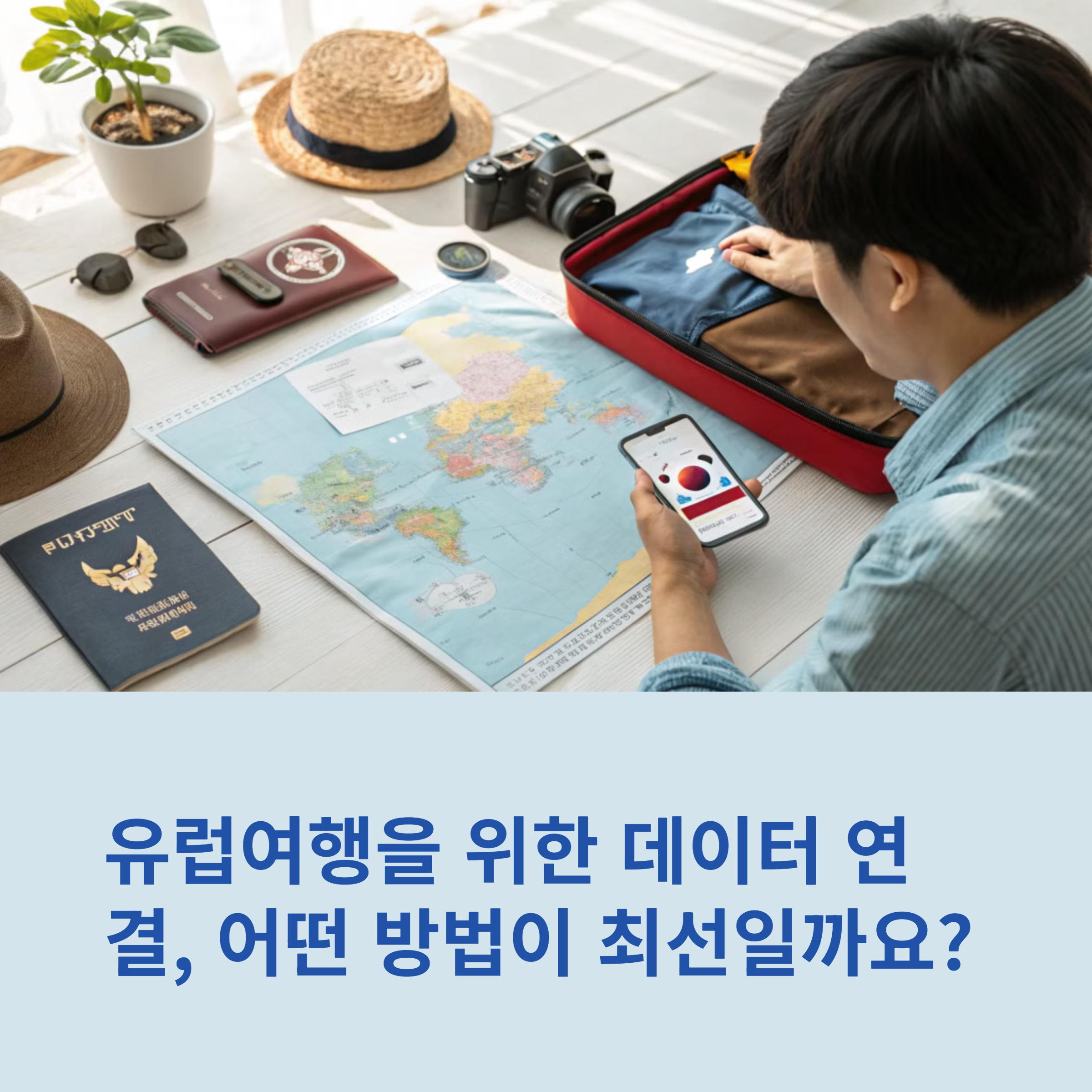 유럽여행 준비물 총정리 – ESIM vs 유심, 해외로밍 제대로 고르기