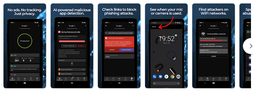 모바일 보안 앱, Trustd, AI를 사용하여 새로운 악성 앱 동작, 피싱 사기 감지하기