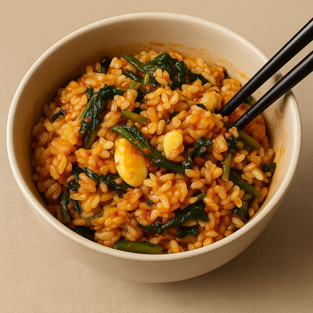 여름에 입맛 살리는 열무김치 비빔밥