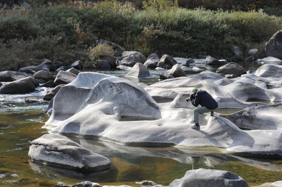 영월 요선암 돌개구멍