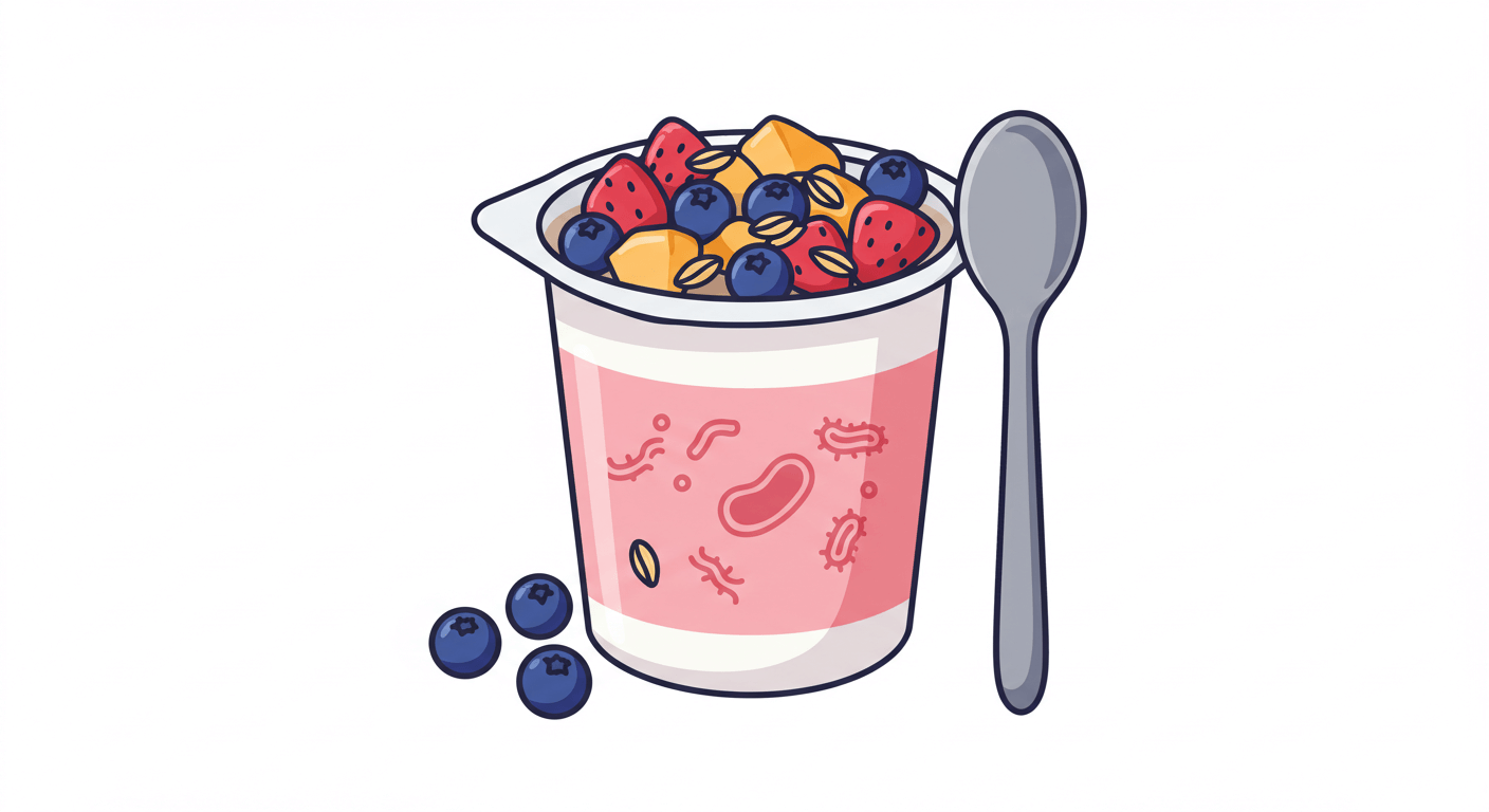 요구르트: 유럽식 여름 장 건강 비결