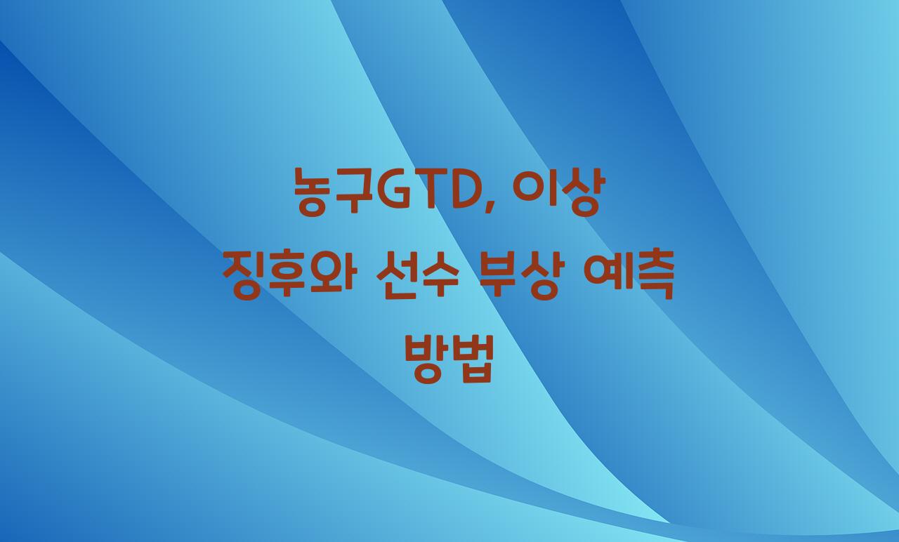 농구GTD