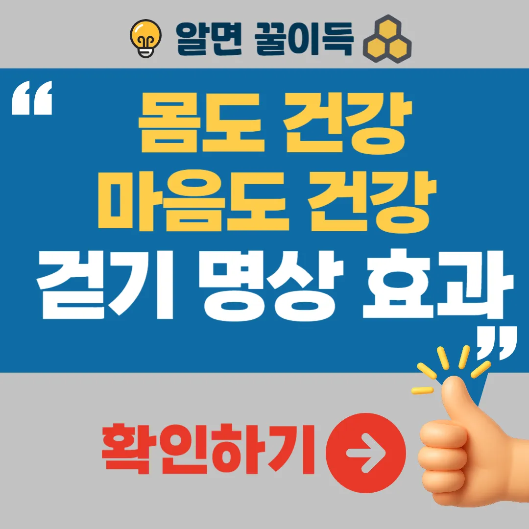 걷기 명상 효가 걷기 명상법