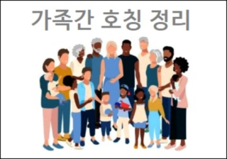 가족간 호칭 정리