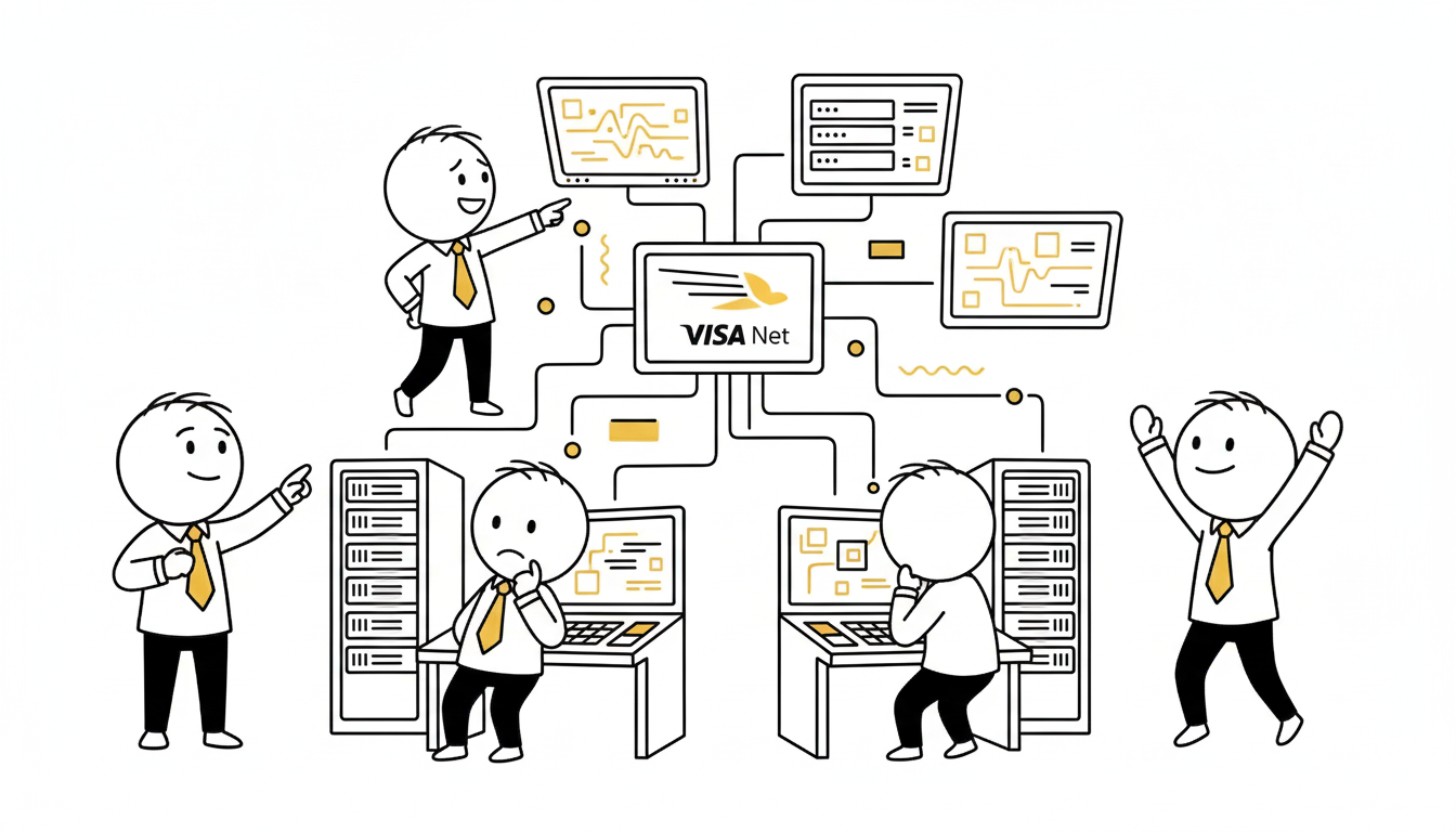 전 세계 금융기관을 연결하는 비자 결제 네트워크