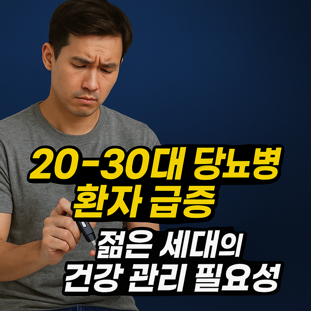 20~30대 당뇨병 급증 (젊은층, 건강관리, 생활습관)