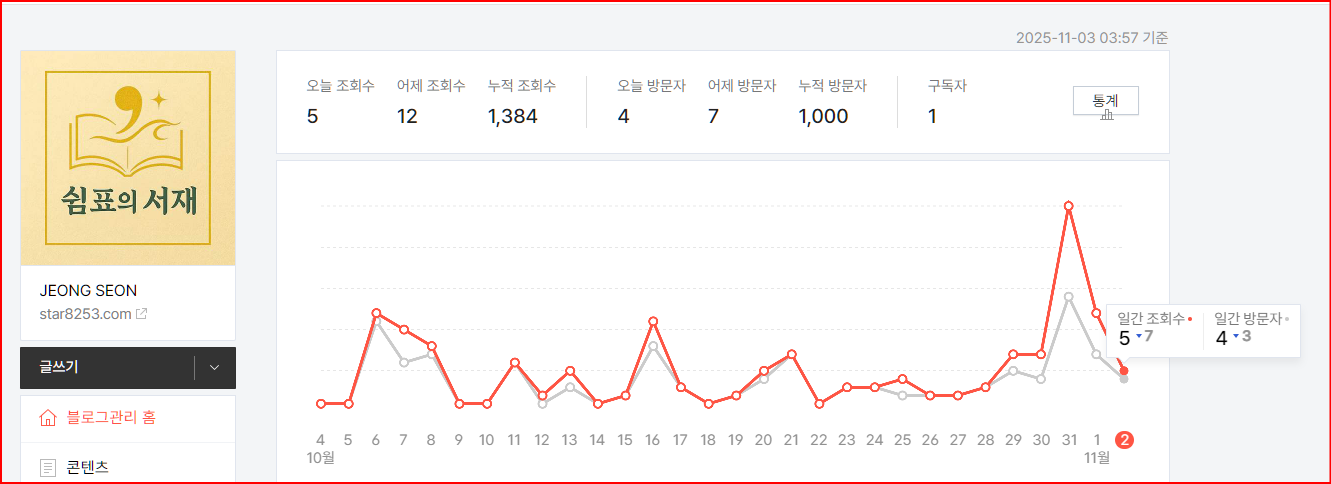 쉼표의 서재 천인의 발자욱이 남긴 기록표