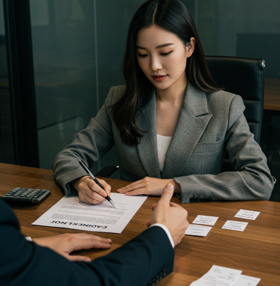 협상, 계약, 저작권·세금 체크