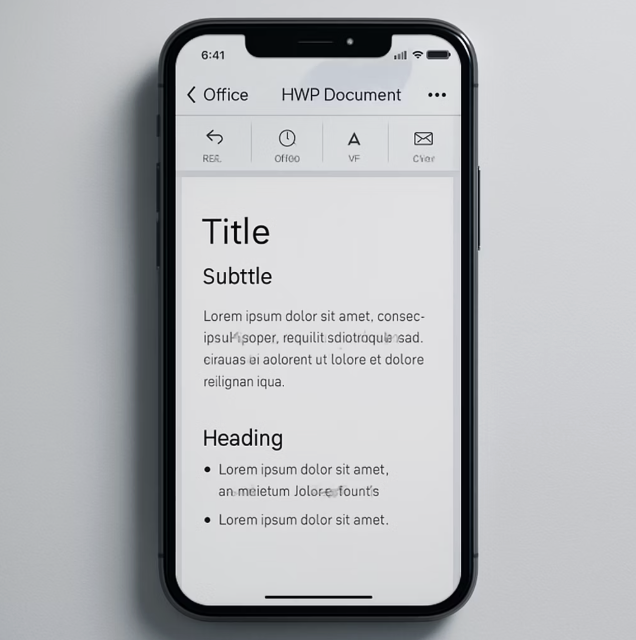 내 손안의 해결사, 모바일 오피스 앱