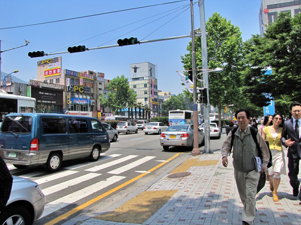 부산역 광장 풍경 2009년 6월