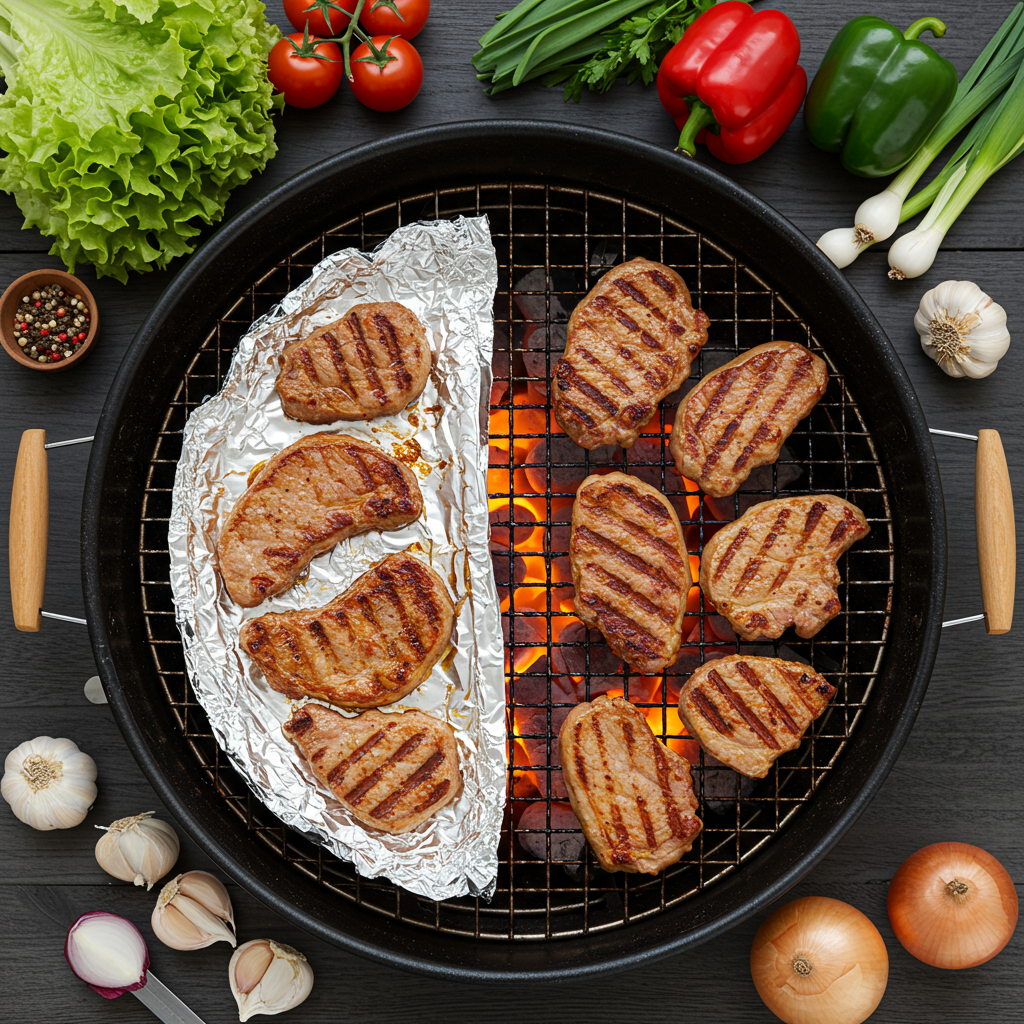 '암세포 먹이' 숯불구이