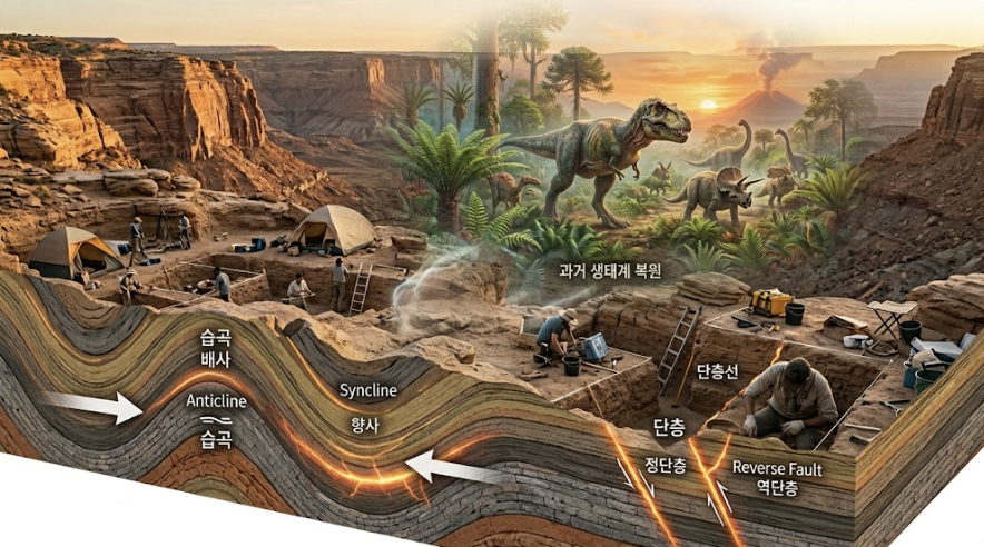 지각의 주름과 상처, 습곡과 단층: 역동적으로 변화하는 지구의 얼굴을 읽다